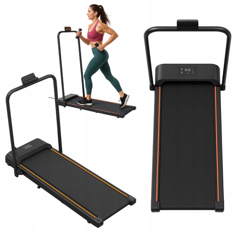 Bieżnia domowa elektryczna składana 6 km/h pod łóżko pilot rama sport100129.jpg