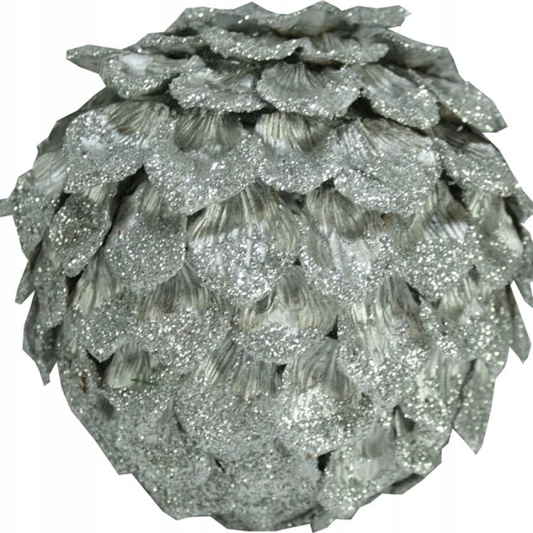 Bombka zawieszka ozdoba dekoracja świąteczna kula srebrna.jpg