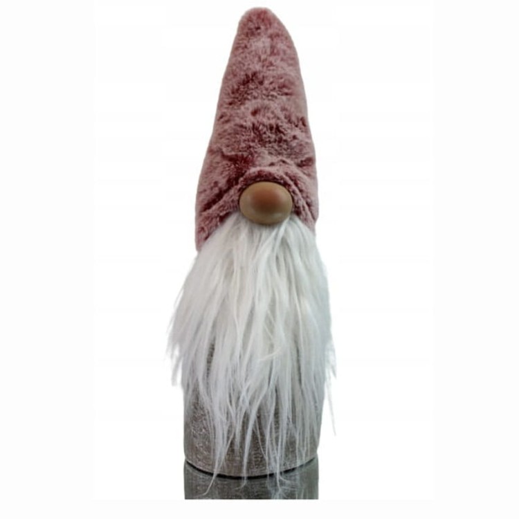 Duży ceramiczny Skrzat Krasnal ozdoba świąteczna figura H37.jpg