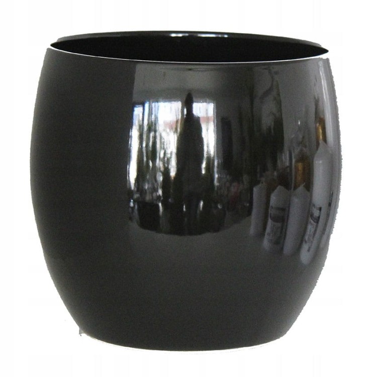 Doniczka osłonka ceramiczna czarna Ø23 .jpg