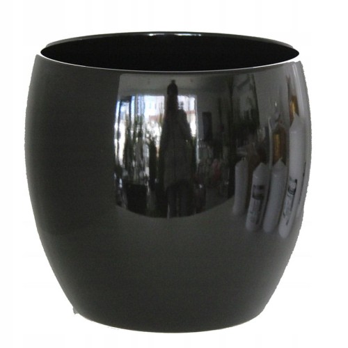 Doniczka osłonka ceramiczna czarna Ø20.jpg