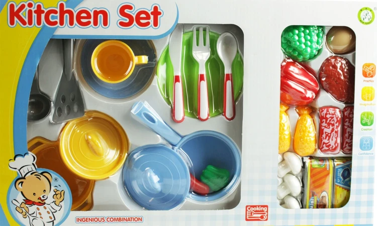 Zestaw kuchenny dla dzieci naczynia do kuchni produkty 27 el. Kitchen Set.jpg