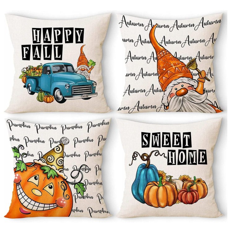 Poszewki dekoracyjne jesienne Fall Autumn 50x50cm zestaw 4 sztuki.jpg