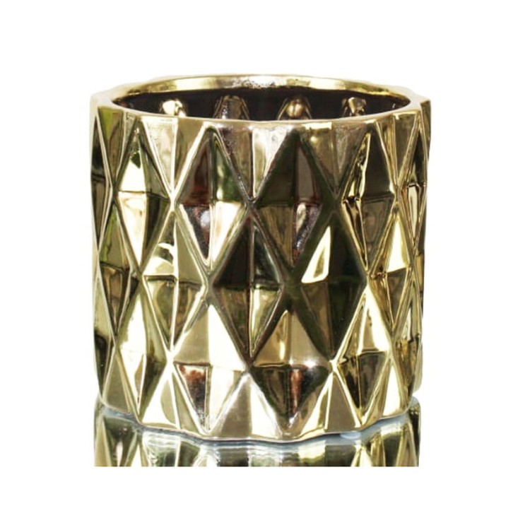 Doniczka osłonka złota cylinder Ø14 DEcodomi.jpg