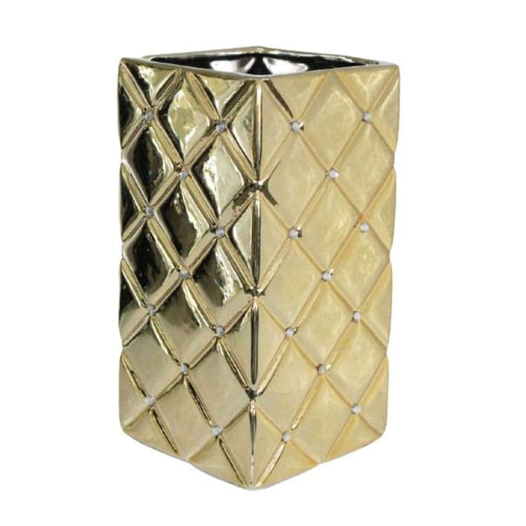 Wazon złoty gold glamour ceramika H26.jpg