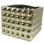 Doniczka ceramiczna osłonka 3D złota gold H15.jpg