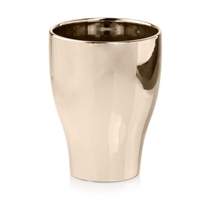 Wazon złoty osłonka ceramiczna gold H18.jpg