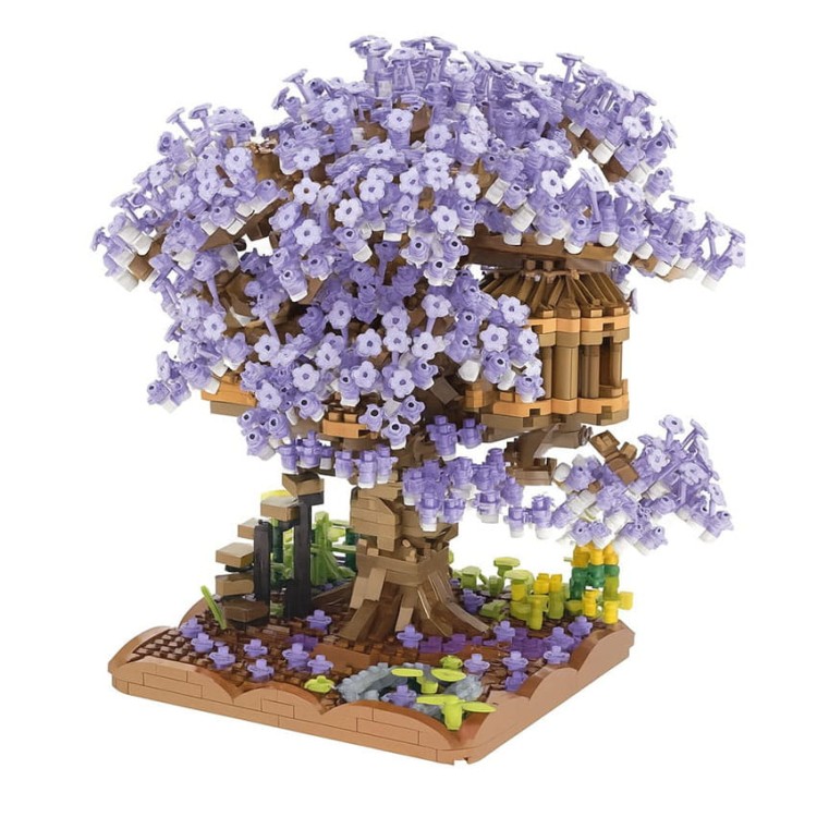 Drzewko Bonsai Klocki konstrukcyjne Zestaw Wiśnia 2000 szt. fiolet 32076.jpg