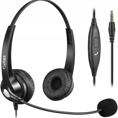 Zestaw słuchawkowy jack 3,5mm z mikrofonem Callez do Call Center.jpg