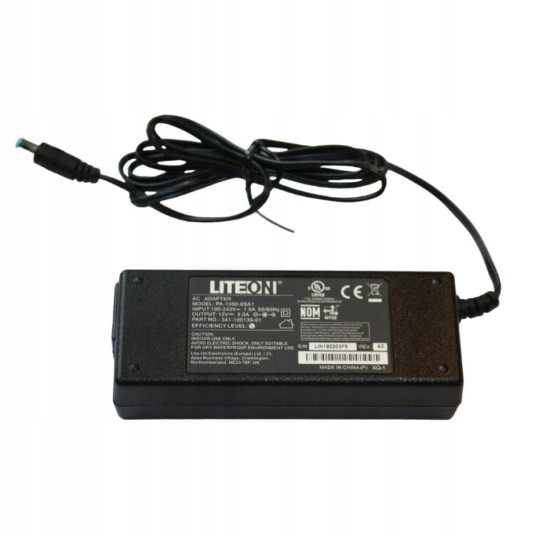 Zasilacz Ładowarka DC 12V 3A 36W 5.5/2.1 Oświetlenie LED RTV AGD LiteOn.jpg