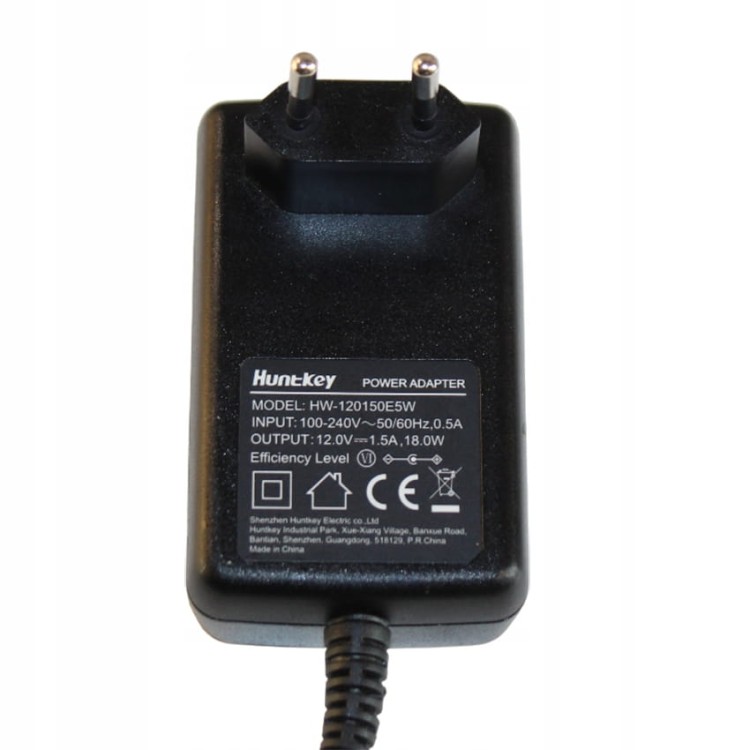 Zasilacz Huntkey 12V 1.5A 18W 5.5/2.1 do routera Huawei.jpg