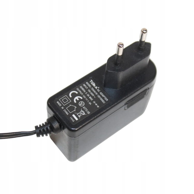 Zasilacz wtyczkowy Ładowarka RGB taśma LED 18W 12V 1.5A DC 5.5/2.1 TEKA.jpg
