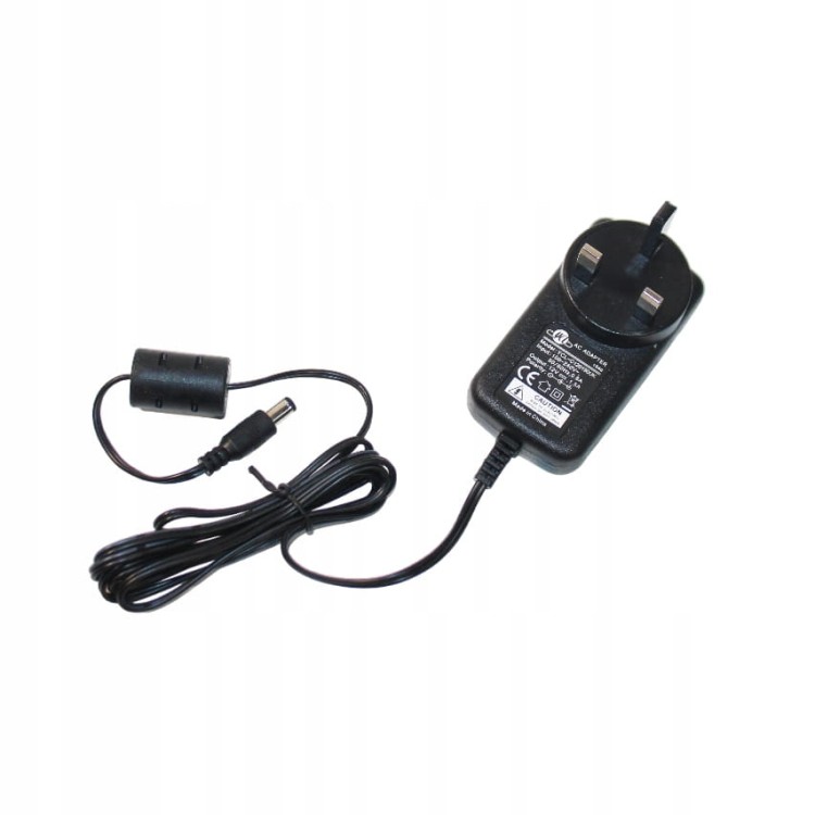 Zasilacz wtyczkowy Ładowarka DC 12V 1.5A 18W 5.5/2.1 wtyczka UKjpg