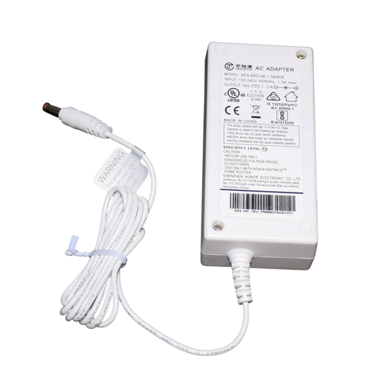 Zasilacz do urządzeń sieciowych 54V 1.11A 60W HOIOTO ADS-65DI-48-1 pin POE.png