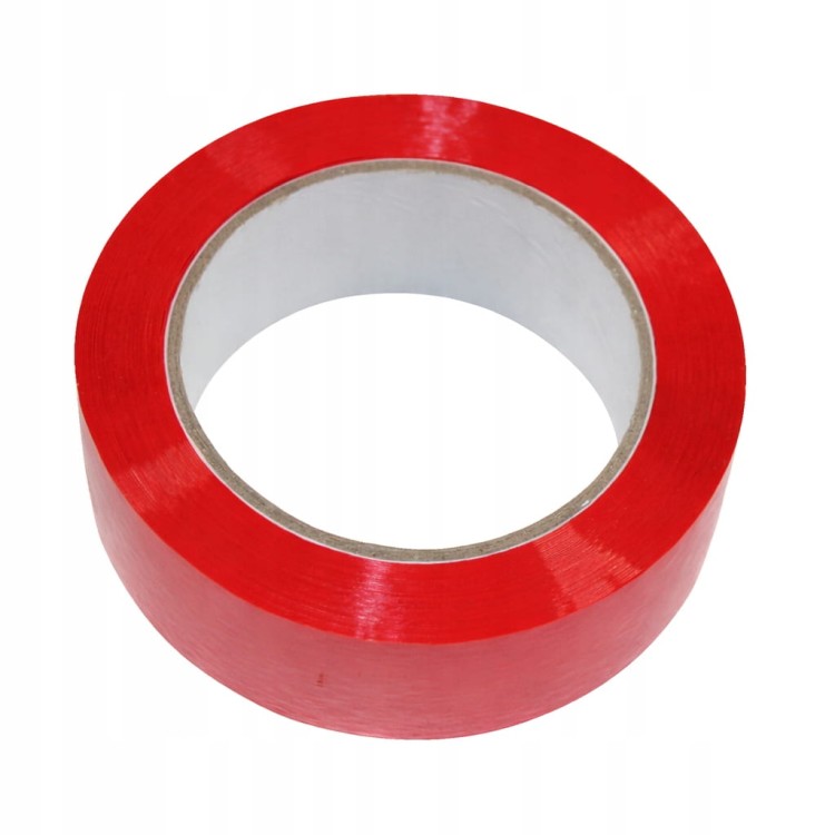 36 szt. TAŚMA Pakowa PP Akrylowa Czerwona 48mm 130m.jpg