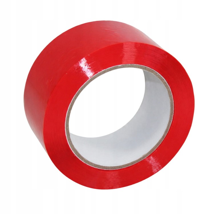 36 szt. TAŚMA Pakowa PP Akrylowa Czerwona 48mm 130m.jpg