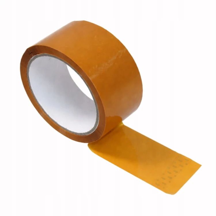 6 szt. Taśma pakowa do pakowania 70m klejąca Orange 76y 48mm.jpg