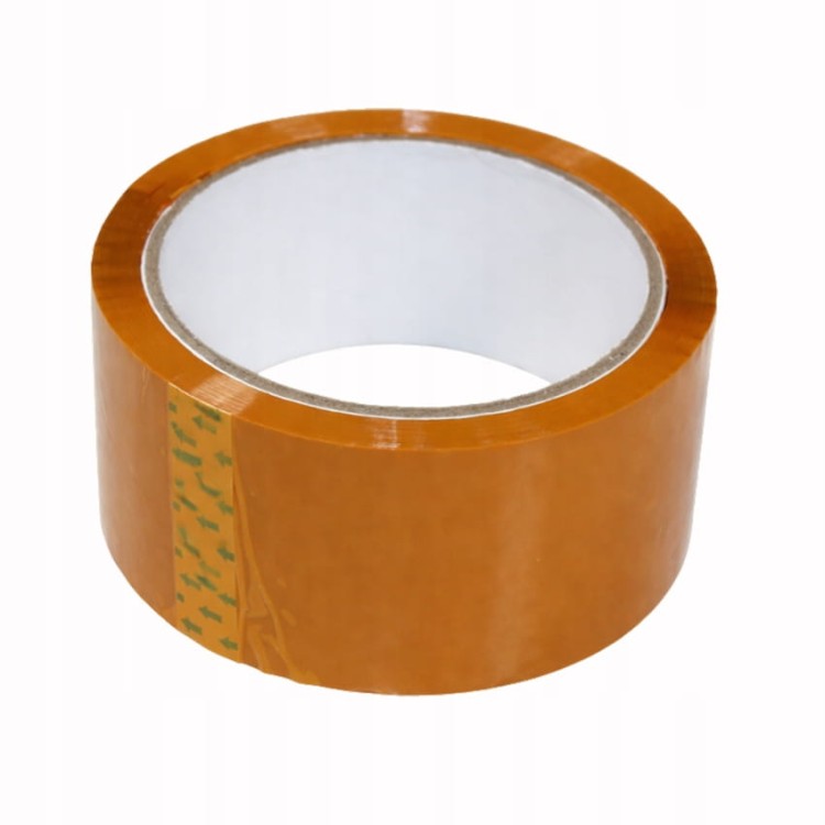 6 szt. Taśma pakowa do pakowania 70m klejąca Orange 76y 48mm.jpg