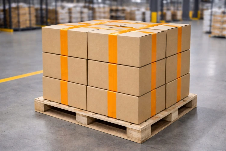 6 szt. Taśma pakowa do pakowania 70m klejąca Orange 76y 48mm.jpg