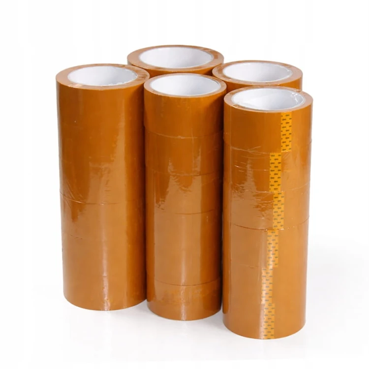 6 szt. Taśma pakowa do pakowania 50m klejąca Orange 55y 48mm.jpg