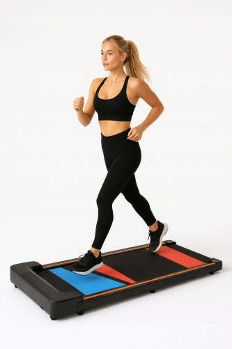 Bieżnia domowa F3810 elektryczna 8 km/h pod łóżko z wyświetlaczem i pilotem.png