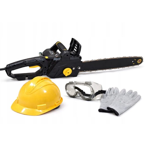 Elektryczna Piła Łańcuchowa Pilarka do drewna 1230W 5600r 203T + Zestaw BHP.jpg