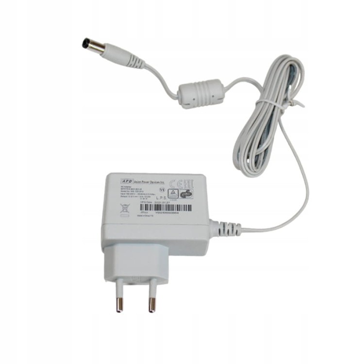 Zasilacz Ładowarka DC 12V 1A 12W DC 6.5/3.0 do RTV AGD LED APD WB-12G12FG.jpg