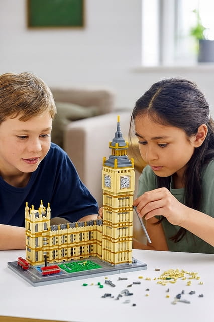 Klocki Konstrukcyjne Architektura 4500 el. Budowla XXL Drapacz Chmur.jpg