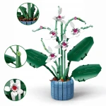 Klocki Konstrukcyjne Kwiaty Orchidea Storczyk 728 el. Bukiet w Doniczce