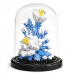 Zestaw klocków Kwiaty 3D 248el. Flower Ozdoba na biurko Dekoracja Bukiet