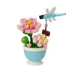 Klocki Konstrukcyjne Kreatywne Kwiaty w doniczce 3D 253el. Flower Ozdoba