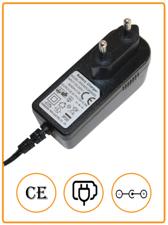 Zasilacz Ładowarka do odkurzacza 26.5V 0.5A 5.5/2.1 13.25W RKGSDC2650500.png