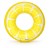 KOŁO DMUCHANE DO PŁYWANIA 70 cm Cytryna materac leżak wodny na plażę.jpg