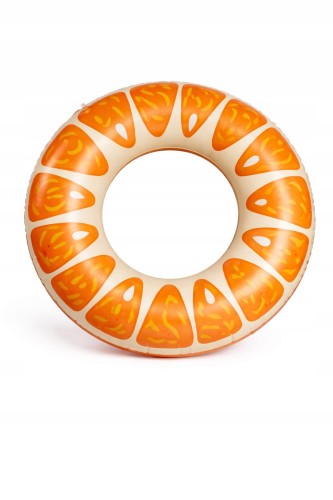 Koło dmuchane do pływania materac wodny leżak wodny POMARAŃCZ do WODY 75 cm.jpg