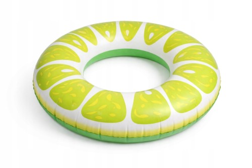 Koło dmuchane do pływania materac wodny leżak wodny LIMONKA do WODY 75 cm.jpg