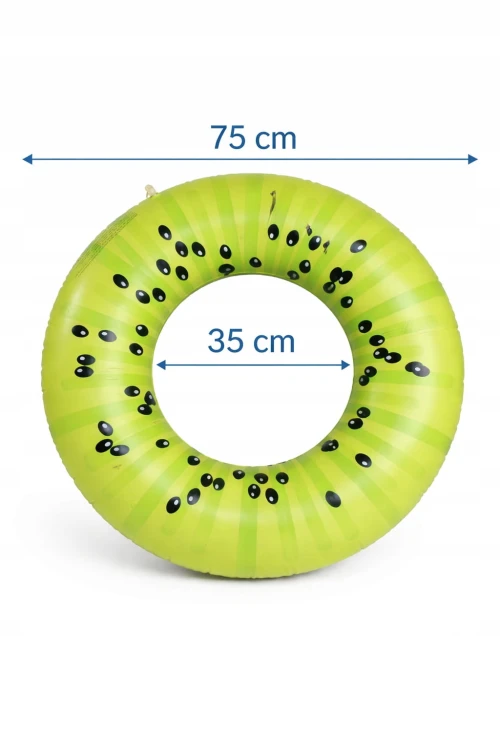 Koło dmuchane do pływania materac wodny leżak wodny KIWI do WODY 75 cm.jpg