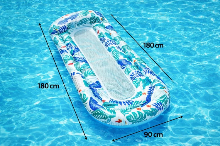 Materac nadmuchiwany leżak do pływania opalania dla dorosłych 180 x 90 cm.jpg