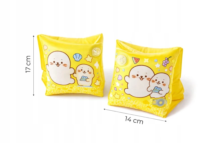 Dmuchane rękawki motylki do nauki pływania żółte 1-3lat.jpg