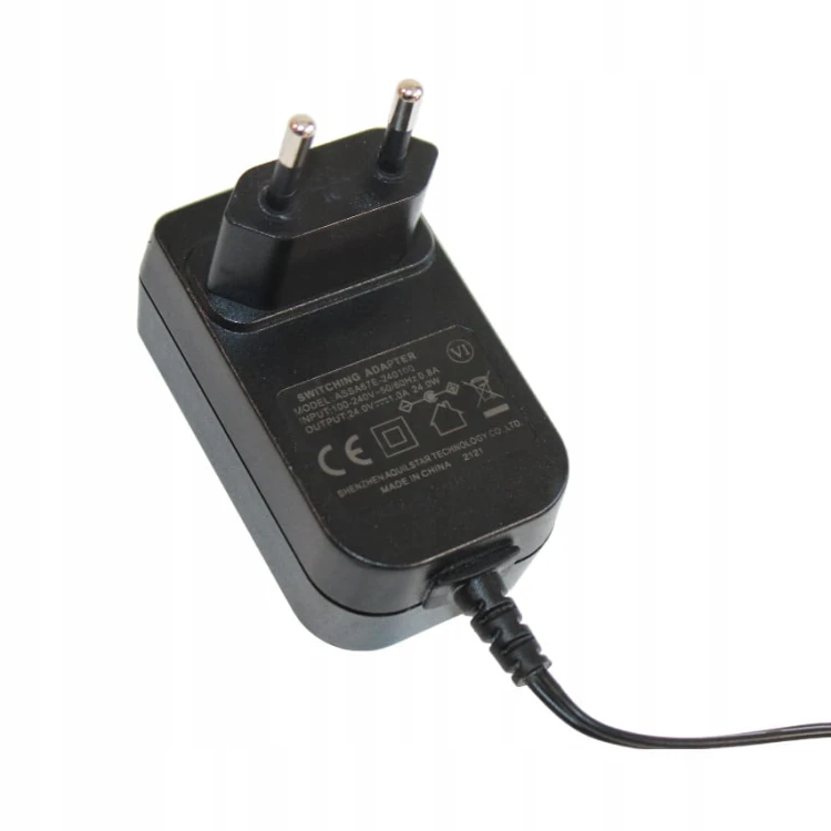 Zasilacz Ładowarka DC 24V 1A 24W 5.5/2.1 do elektroniki RTV AGD LED ....jpg