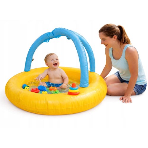Basen dmuchany dla niemowląt 100x85x65 cm brodzik dziecięcy do ogrodu.jpg