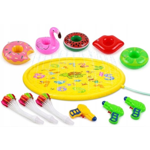 Mata wodna zraszacz fontanna kurtyna wodna 170cm dodatki.jpg