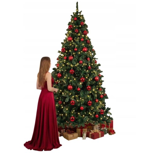 MEGA WIELKA CHOINKA SZTUCZNA 300cm GĘSTA JODŁA ŚWIERK JAK ŻYWA +STOJAK.jpg