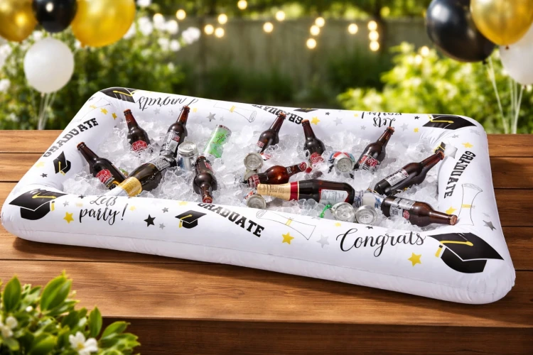 Zestaw 2 nadmuchiwanych chłodziarek mat bufetowych motyw ukończenia szkoły.jpg