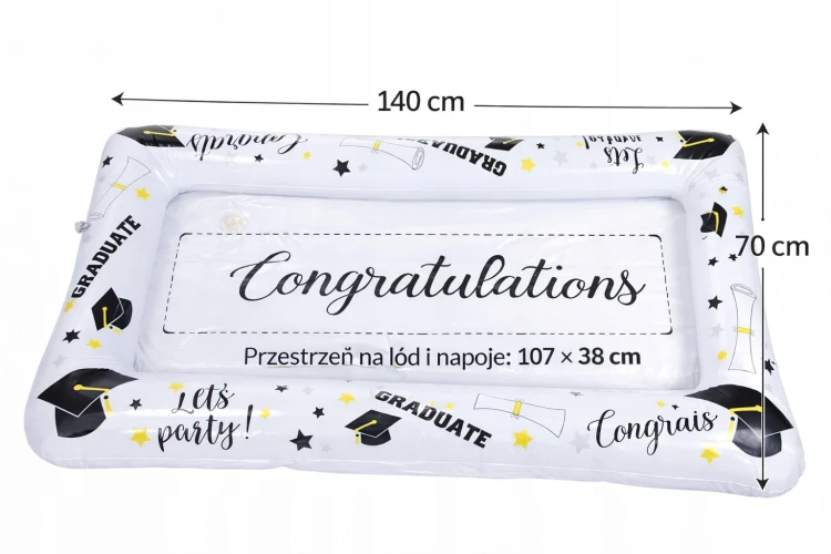 Zestaw 2 nadmuchiwanych chłodziarek mat bufetowych motyw ukończenia szkoły.jpg