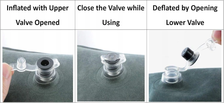 Nadmuchiwana poduszka pod nogi klinowa relaksacyjna niebieska.jpg