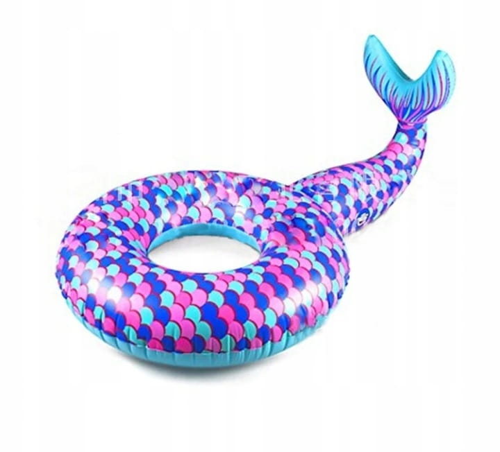 Koło dmuchane syrenka do pływania XXL 190 cm.jpg