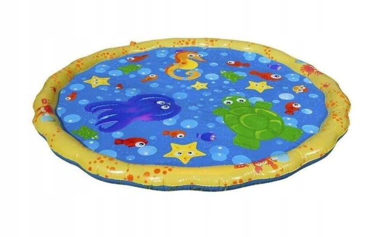 Mata wodna ogrodowa zraszacz fontanna kurtyna wodna 150 cm zwierzątka.jpg