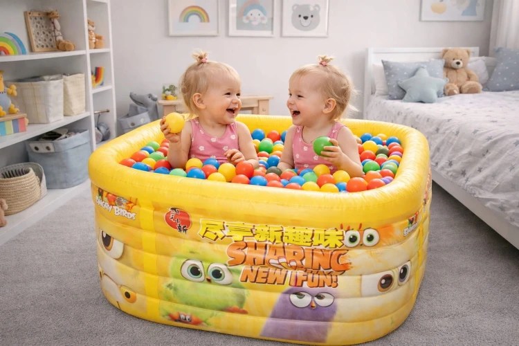 Pompowany BASENIK na kolorowe piłeczki SUCHY BASEN 115x100x75 cm.jpg