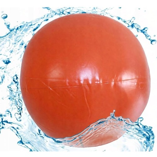 Piłka Plażowa Na Basen Plażę Dmuchana 40 cm Brązowa.jpg