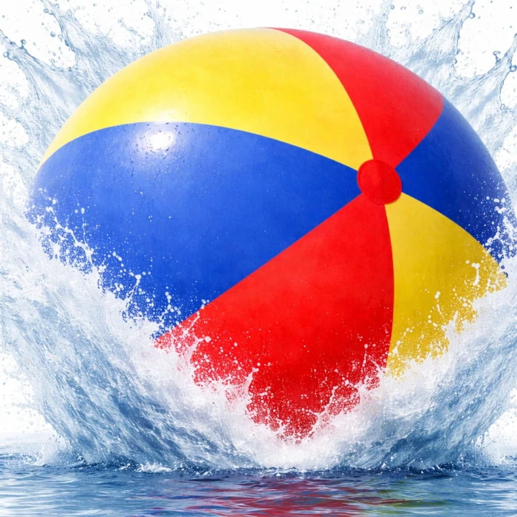 Gigantyczna dmuchana piłka plażowa tęczowe 200cm.jpg